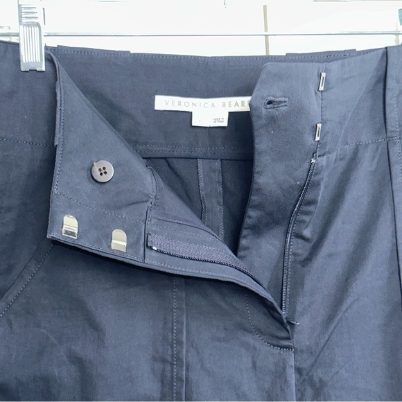 Veronica Beard Mahary Career Pants Navy 6 Office Siren Academia Preppy - Picture 7 of 15